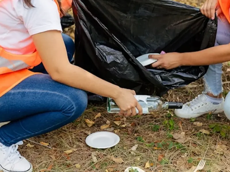 Paper recycling in process